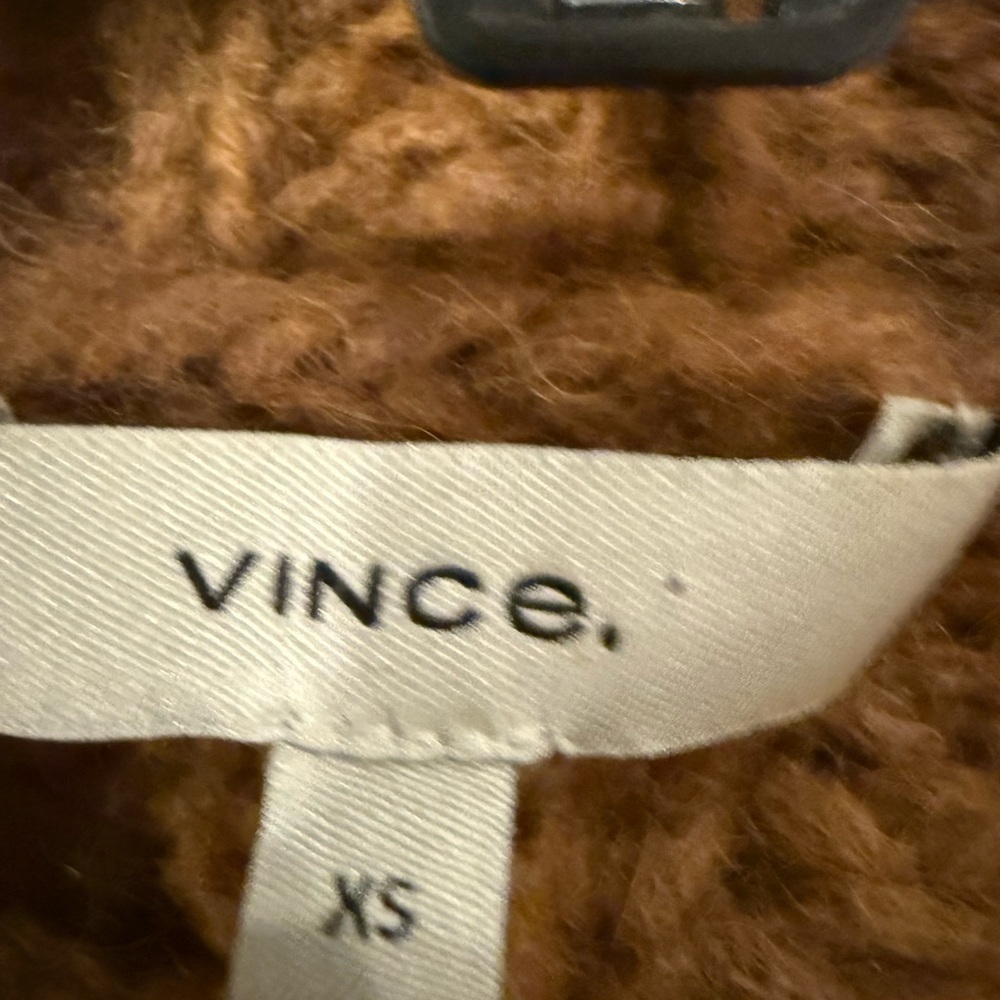 Vince Marled Raglan Mohair Alpaca-blend Sweater/Pullover Size XS - Picture 4 of 5